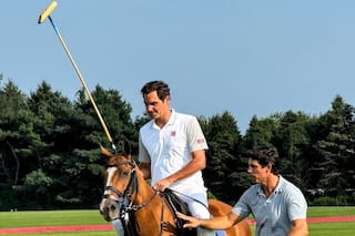 El nuevo desafío de Roger Federer: cómo le fue en el polo y lo que le impresionó a Nacho Figueras