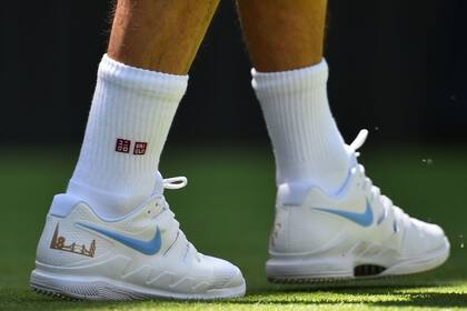 Roger Federer presentó en Wimbledon su nuevo sponsor