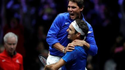 Federer y Nadal, y una celebración icónica en la Laver Cup