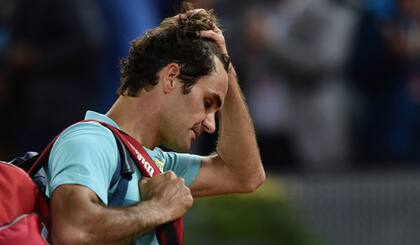 Roger Federer tuvo un temprano adiós en Madrid