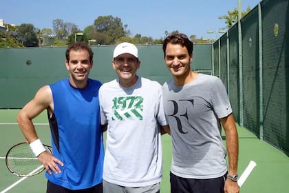 Paul Annacone se dio el gusto de ser coach de Pete Sampras y Roger Federer, dos de los mejores de la historia