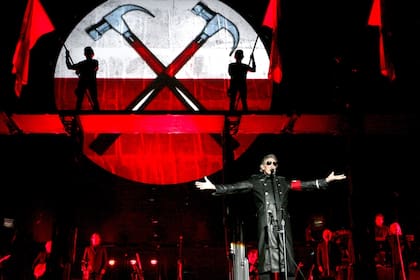 Roger Waters, durante uno de sus shows en River