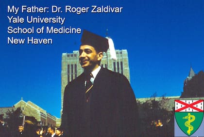 Roger Zaldivar en la universidad de Yale