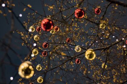 Rojo, dorado y verde son los colores típicos de Navidad