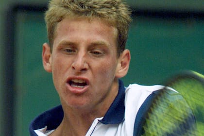 Nalbandian en sus tiempos de junior: ya daba muestras de lo que haría en el circuito