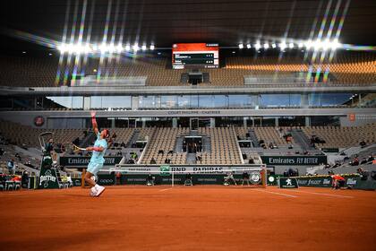 Nadal, al servicio. El zurdo de Manacor superó en sets corridos a Gerasimov