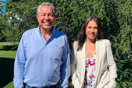 Rolando Figueroa y Lucila Crexell, aliados en Neuquén
