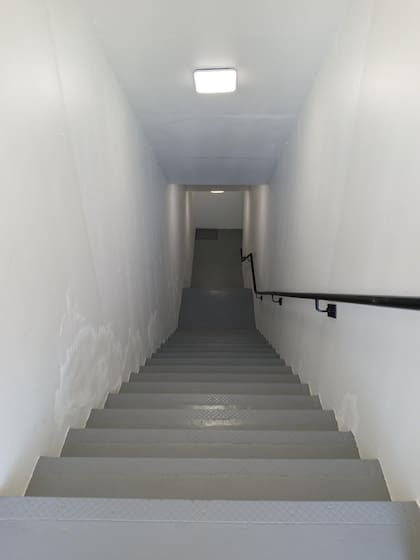 Rolling Hills Missile Silo está construía con paredes de hormigón de unos tres metros de grosor