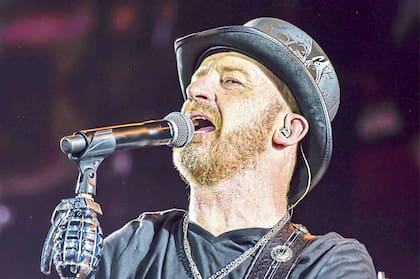 Rolo Sartorio en su último show en Ferro