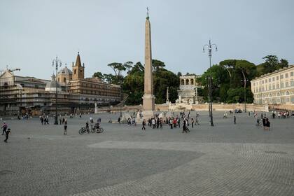 No hay aglomeraciones de gente como suele verse