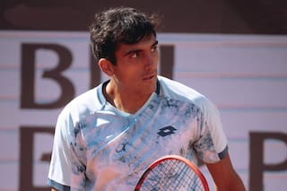 En la altura de Gstaad, Burruchaga llegó por primera vez a los cuartos de final de un ATP