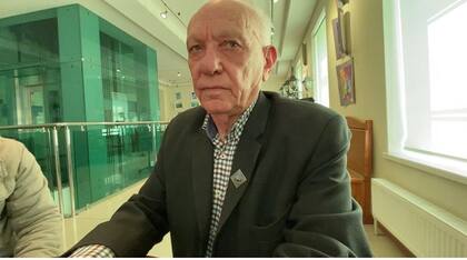 Roman Shvarcman, vicepresidente de la Asociación de ex prisioneros de guettos y campos de concentración de Odessa.