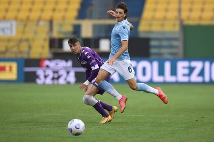 Romano Floriani Mussolini, tiene 18 años, juega como lateral y firmó su primer contrato con Lazio hace algunos meses