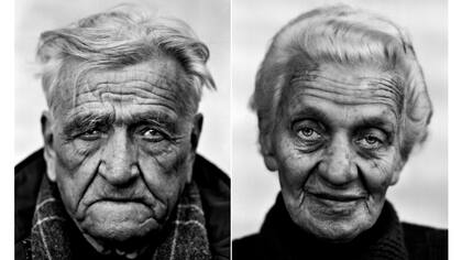 Romano Marchetti, italiano, apodado Cino Da Monte (izq.) y Lojza Bait, eslovena, apodada Doricà