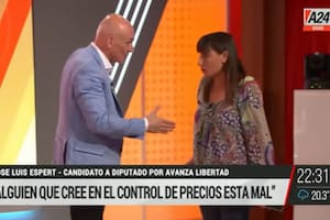 El incómodo momento entre José Luis Espert y Romina Del Plá