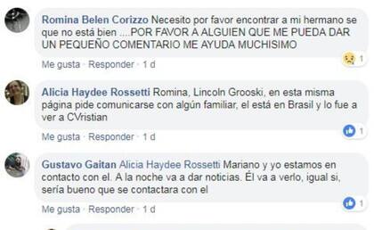 Romina, la hermana de Cristian, inició una búsqueda a través de las redes sociales para encontrar a su hermano
