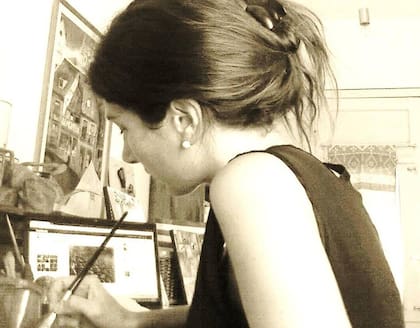 Romina Lerda creó una imagen que se volvió un emblema de la lucha contra la violencia de género