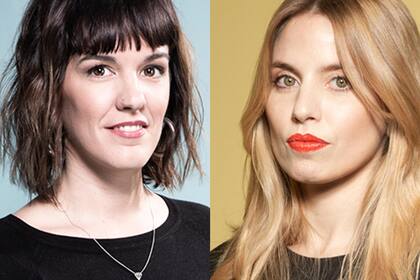 Romina Ramón Schlee (Lazaro) y Candela Santos (Paula Cahen DAnvers)