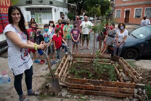 Villa del Parque. Un grupo de vecinos logró que vuelvan las mariposas al barrio