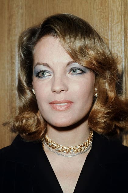 Romy Schneider en París, en 1975