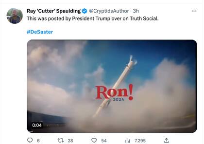 Ron DeSantis anunció su campaña para la presidencia de Estados Unidos y en las redes sociales lo calificaron como un "DeSaster"