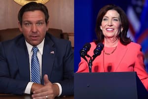 Ron DeSantis envió un filoso mensaje a Kathy Hochul