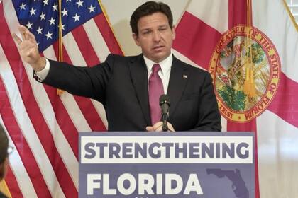 Ron DeSantis, gobernador de Florida