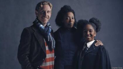 Ron, Hermione y su hija Rose Granger-Weasley