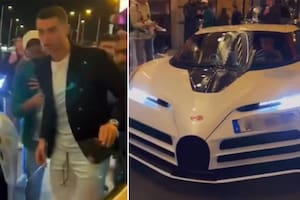 El increíble Bugatti en el que Cristiano Ronaldo paseó por Madrid