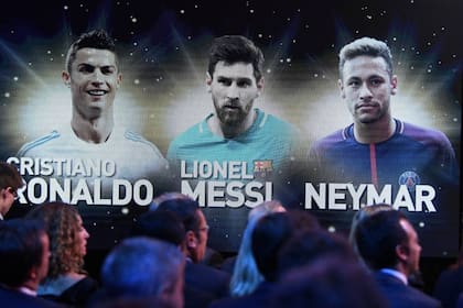 Ronaldo, Messi y Neymar, las tres máximas estrellas del fútbol mundial