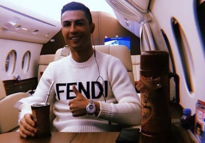 Ronaldo y el mate, una extraña postal
