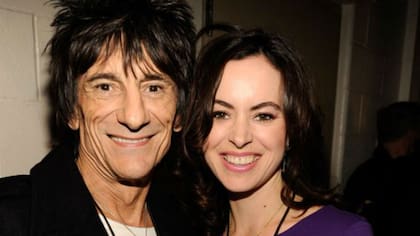 Ronnie Wood y su esposa Sally
