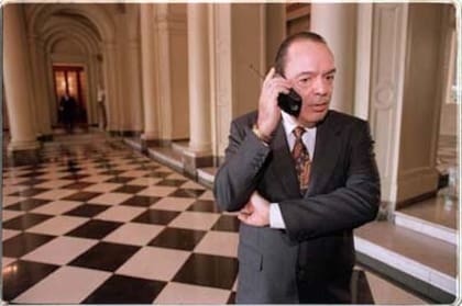 Roque Fernández en la Casa Rosada