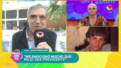 Roque Ziloni, el exmaestro de Milei contó cómo fue la etapa escolar del presidente (Foto: Captura de TV / eltrece)