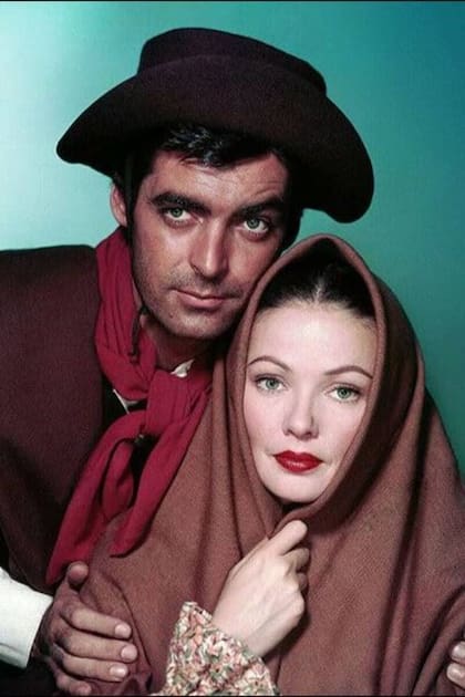 Rory Calhoun y Gene Tierney en El camino del gaucho