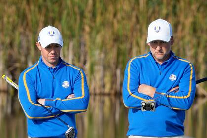 Rory McIlroy y Ian Poulter: una pareja que no funcionó pese a su experiencia