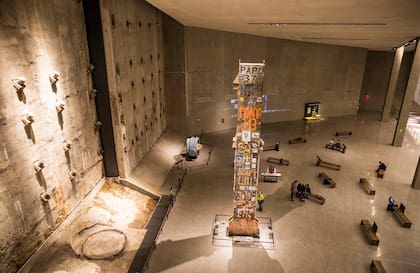 El interior del museo.