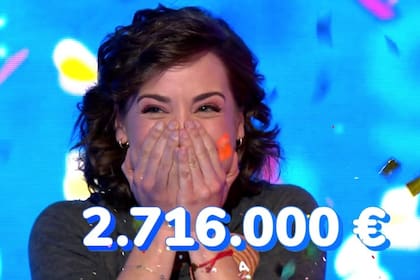 Rosa Rodríguez es argentina, participó de la versión española de Pasapalabra y ganó el mayor pozo de la historia del programa (Foto: Instagram @pasapalabra)