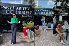 Café, choripán y dulce de leche: el “avión” argentino que aterrizó en Miami y busca más destinos