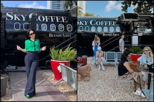 Café, choripán y dulce de leche: el “avión” argentino que aterrizó en Miami y busca más destinos