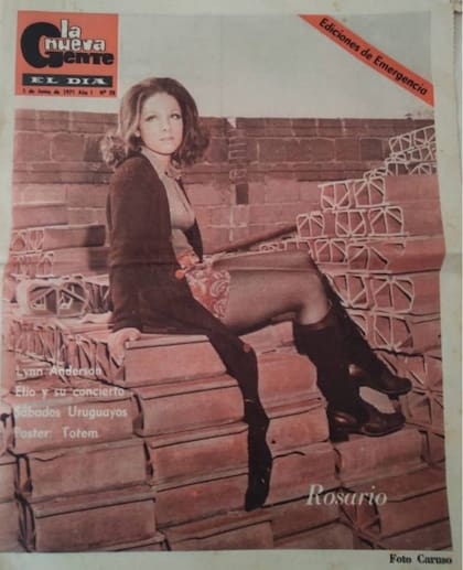 Rosario Castillo luciendo las pestañas de María Alejandra