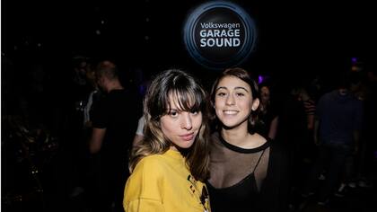 Rosario Ortega y Renata Repetto minutos antes del recital