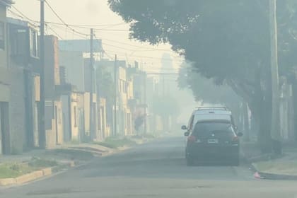 Rosario viven días de preocupación por la reanudación de los incendios (Foto Twitter @Sorgin1984)
