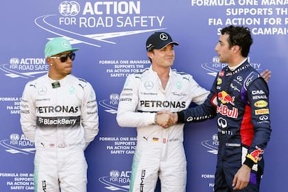 Rosberg se quedó con la pole por delante de Hamilton y Ricciardo