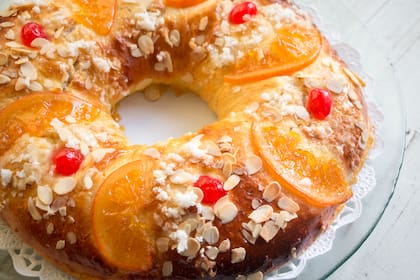 Rosca de Reyes vegana.