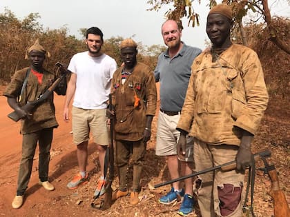 Rosendo y Gustavo Grobocopatel, en Ghana: la contraseña es "Messi"