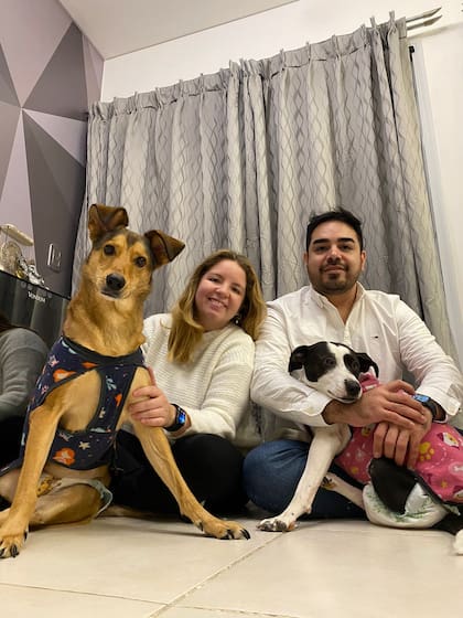 Rosita, Sol, Franco y Marion.