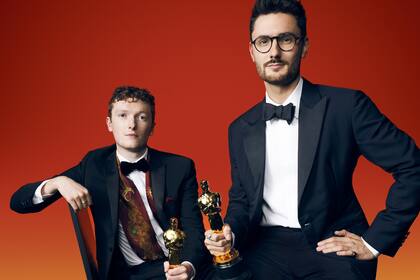 Ross White y Tom Berkeley, los directores del cortometraje premiado, An Irish Goodbye