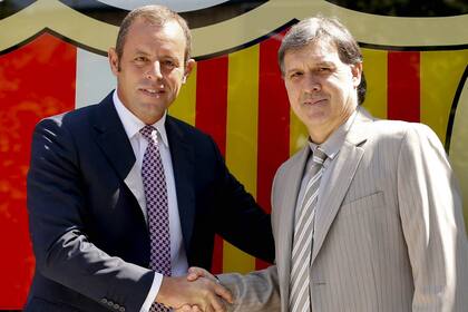 Rossel y el Tata, cuando firmaron