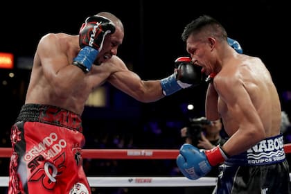 Rostros vencidos por los golpes